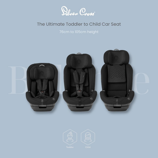 Silver Cross - Balance i-Size Car Seat - Cadeira auto para criança - Cadeira auto Isofix - Arnês de segurança de 5 pontos - 15 meses a 12 anos - Espaço