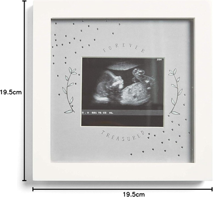 Moldura digitalizada Mamas & Papas Baby Always Love You, presente de lembrança - branca