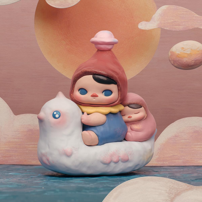 POP MART PUCKY Poko's Adventure Series Figuras 1 Caixa Design Premium Presentes para Mulheres Fãs-Favorito Colecionável Chic Art Toy Figura de Ação