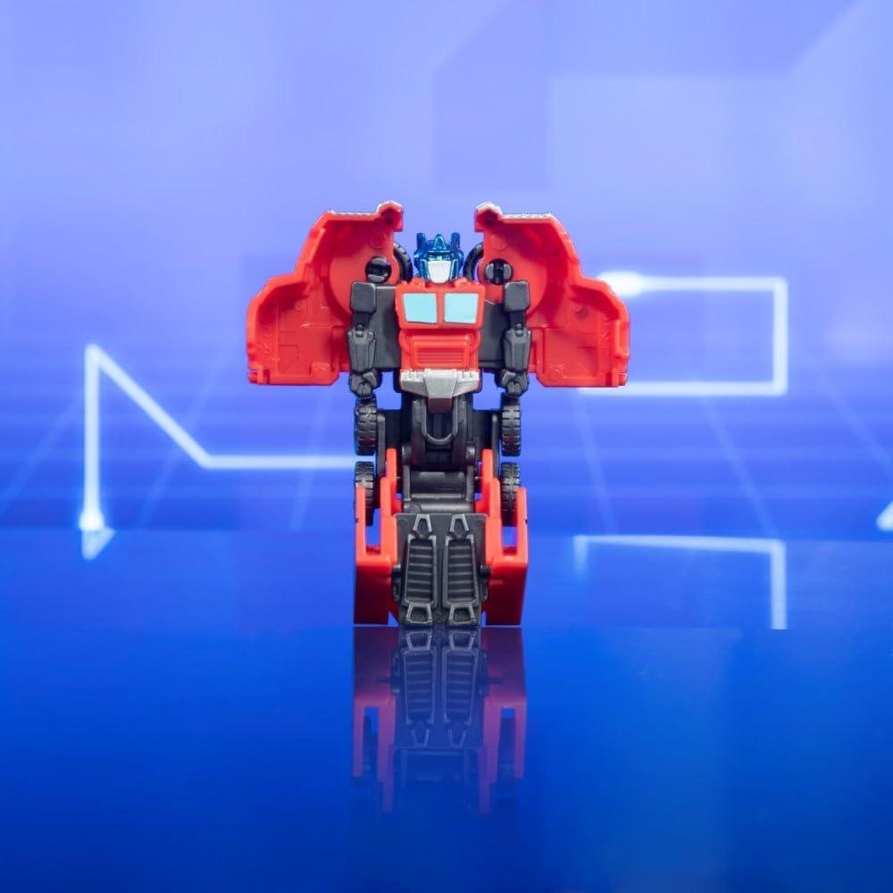 Figura Transformers EarthSpark Tacticon Optimus Prime, 6 cm, Robot de Brinquedo para Crianças a partir dos 6 Anos