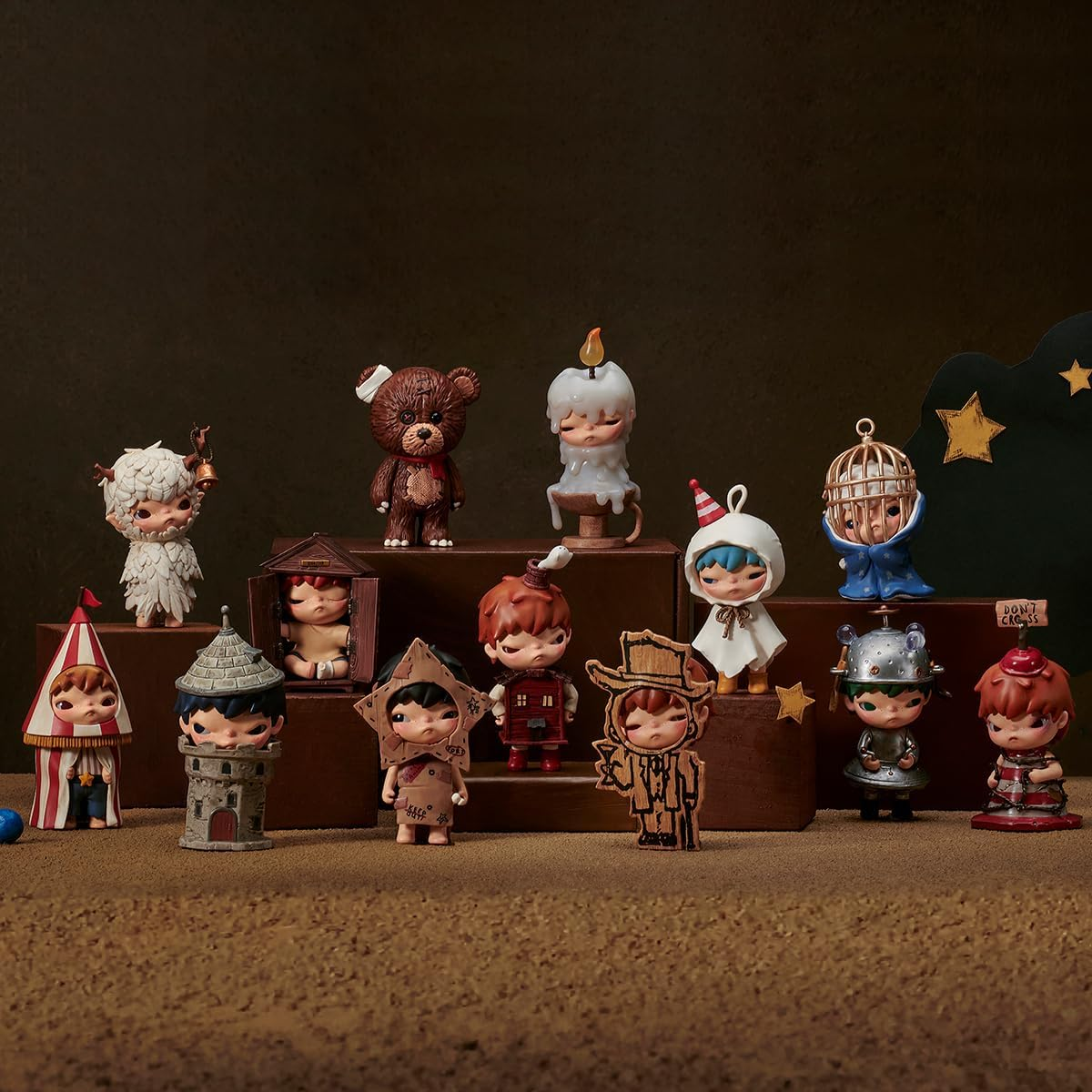 POP MART Hirono Shelter Series Figuras 1 Caixa 2,5 polegadas Articulado Personagem Design Premium Presentes para Fãs - Brinquedo Colecionável Favorito Figura de Ação