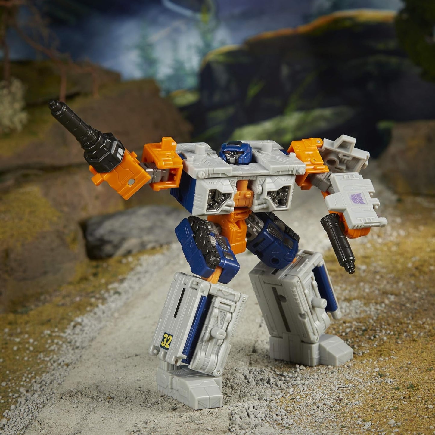 Transformers Generations War for Cybertron: Earthrise Deluxe WFC-E18 Airwave Modulator - Figura para crianças a partir dos 8 anos, 14 cm (5,5 polegadas)
