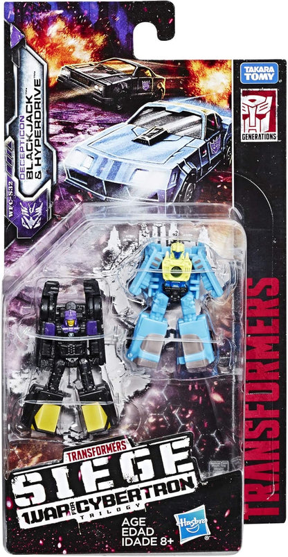 Transformers Generations War for Cybertron: Siege Micromaster WFC-S32 Decepticon Sports Car Patrol - Pack de 2 - Adultos e crianças a partir dos 8 anos, 3,8 cm (1,5 polegadas)