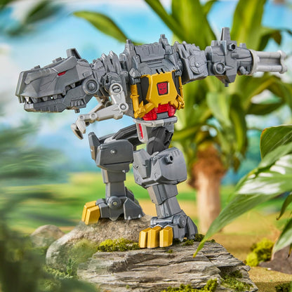 Transformers CYBERWORLD Grimlock Chomp e Battle Action Figure