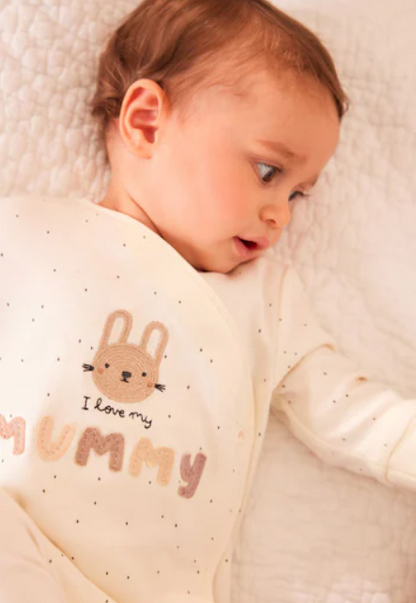 |BabyGirl| Fato de Dormir Familiar - Múmia Neutro (0-18 meses)