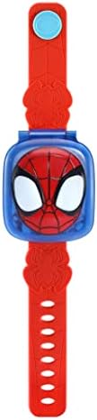 Relógio de Aprendizagem VTech 554303 Homem-Aranha e Seus Amigos Incríveis: Relógio Educativo do Homem-Aranha, Brinquedo para Meninos e Meninas de 2, 3, 4 e 5 Anos, Vermelho
