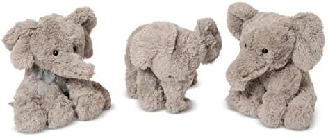 Baby Box Shop - Elefante de pelúcia, urso de pelúcia cinza - ideal para batizados, aniversários ou presentes de bebê, brinquedos de pelúcia para crianças
