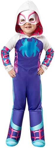 Fantasia infantil de luxo do Homem-Aranha Fantasma, da Rubie's, inspirada no filme "Homem-Aranha e seus Incríveis Amigos" da Marvel.