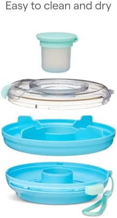 Recipiente para Lanches Munchkin Snack Wheel™ com 5 Compartimentos | Azul