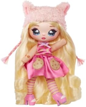 Na Na Na Surprise Sweetest Sweets - Lily Llama - Boneca Fashion de Pelúcia de 19 cm - Boneca Articulada Inspirada em Lhama com Sapatos e Escova - Embalagem Misteriosa e Surpresa de Confete - Brinquedo para Crianças a partir de 5 Anos