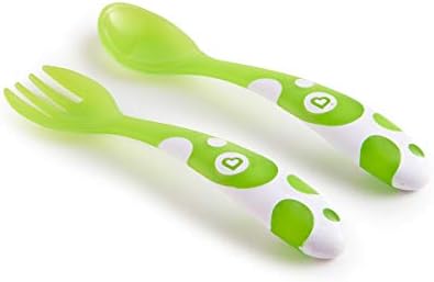 Munchkin Kit com 6 Garfos e Colheres Multicolores para Bebês | Introdução Alimentar e Alimentação