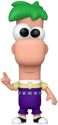 Funko Pop! Disney: Phineas e Ferb - Ferb - Figura de Vinil Colecionável - Ideia de Presente - Produto Oficial - Brinquedos para Crianças e Adultos - Fãs de Anime - Figura para Colecionadores e Exibição