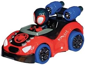 Carrera FIRST 20065033 Homem-Aranha e Seus Incríveis Amigos - Carrinho de Slot Giratório, com Licença Original da Marvel, Indicado para Crianças a partir de 3 Anos