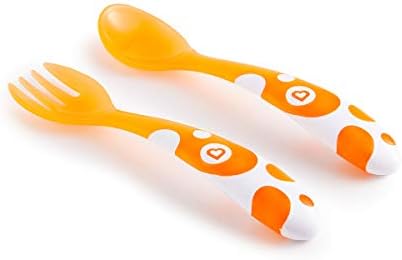 Munchkin Kit com 6 Garfos e Colheres Multicolores para Bebês | Introdução Alimentar e Alimentação