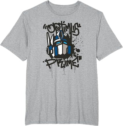T-shirt Transformers Classic Optimus Prime com retrato em grafite