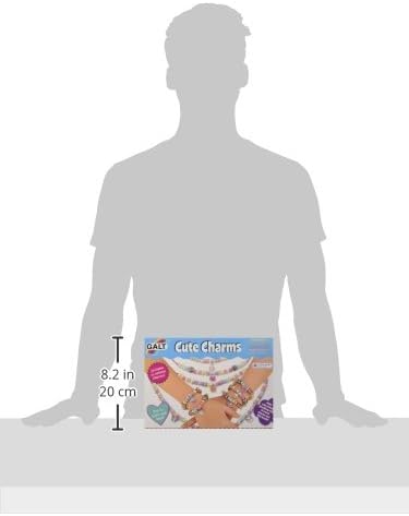 Galt Cute Charms - Kit para fazer colares e pulseiras com estojos criativos - Mais de 300 brinquedos Galt, charms fofos, kits de artesanato infantil, pacote com 2 brinquedos Galt, joias com charms