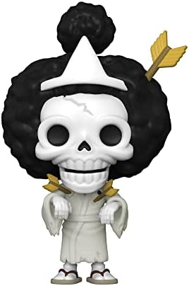 Funko Pop! Animation: One Piece - Brook - Exclusivo da Amazon - Figura de Vinil Colecionável - Ideia de Presente - Produto Oficial - Brinquedos para Crianças e Adultos - Fãs de Anime - Figura para Colecionadores
