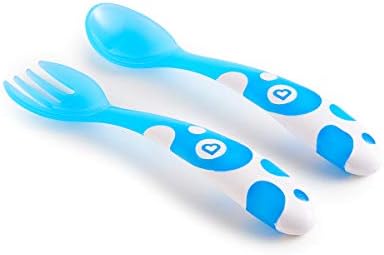 Munchkin Kit com 6 Garfos e Colheres Multicolores para Bebês | Introdução Alimentar e Alimentação