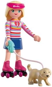 Playmobil | Barbie x Malibu | Conjunto de Patinação com a Cadelinha Taffy e Tênis Conversíveis | Para crianças a partir de 4 anos | 72126