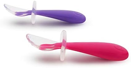 Munchkin Kit com 2 Colheres de Treinamento em Silicone para Bebês Gentle Scoop