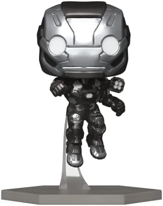 Funko Pop! Marvel: Guerra Civil - Monte uma Cena - Máquina de Combate 7ª Edição - Capitão América - Exclusivo da Amazon - Figura Colecionável de Vinil - Ideia de Presente - Produto Oficial - Brinquedos para Crianças e Adultos - Fãs de Filmes
