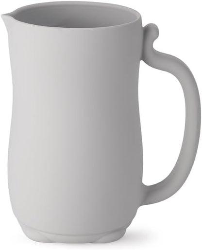 PandaEar Copo de Enxágue para Banho de Bebê, Enxágue de Shampoo de Silicone para Bebê com 2 Escovas para Crosta Láctea para Lavagem do Corpo de Crianças e Bebês (Cinza)