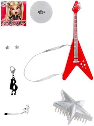 Bratz Pop Starz Cloe - Boneca Fashion com Pingente Colecionável, Roupa e Acessórios Musicais