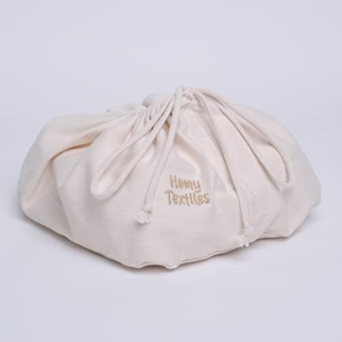 Pacote com 25 Toalhinhas de Bambu Reutilizáveis (Rosto e Bebê) – Toalhas de Flanela Macia de 20 cm x 20 cm com Bolsa Decorativa e Estilosa de 100% Algodão – Essenciais para Recém-Nascidos