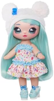 Brianna Ursinha - Doces Mais Doces - Boneca Fashion de Pelúcia de 19 cm - Ursinha Articulada com Sapatos e Escova - Embalagem Surpresa Misteriosa - Para Crianças a partir de 5 Anos
