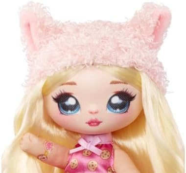 Na Na Na Surprise Sweetest Sweets - Lily Llama - Boneca Fashion de Pelúcia de 19 cm - Boneca Articulada Inspirada em Lhama com Sapatos e Escova - Embalagem Misteriosa e Surpresa de Confete - Brinquedo para Crianças a partir de 5 Anos