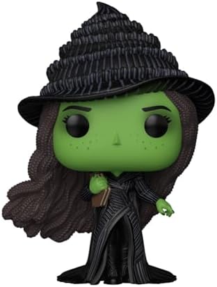 Funko POP! Filmes: Wicked: Para o Bem - Elphaba - Wicked - Figura de Vinil Colecionável - Ideia de Presente - Produto Oficial - Brinquedos para Crianças e Adultos - Fãs de Filmes - Figura para Colecionadores e Exibição