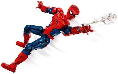 LEGO|Marvel Figura de Ação do Homem-Aranha - Brinquedo de Super-Herói com Minifigura Colecionável para Decoração de Quarto - Presente para Meninos a partir de 12 Anos e Fãs Adolescentes de Filmes - 76346