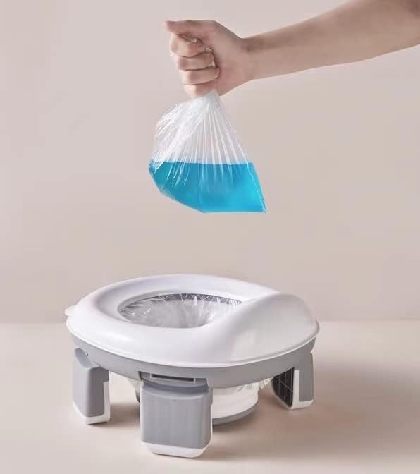 PandaEar Penico portátil para bebês e crianças pequenas, assento sanitário dobrável para treinamento de desfralde com bolsa de viagem e bolsa de armazenamento, penico portátil para viagens, para meninos e meninas,