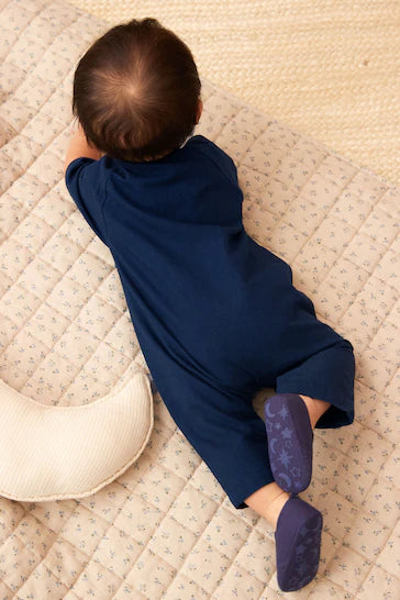 |BabyBoy| Macaquinho Para Bebê Ocasião Azul Marinho (0 meses a 2 anos)