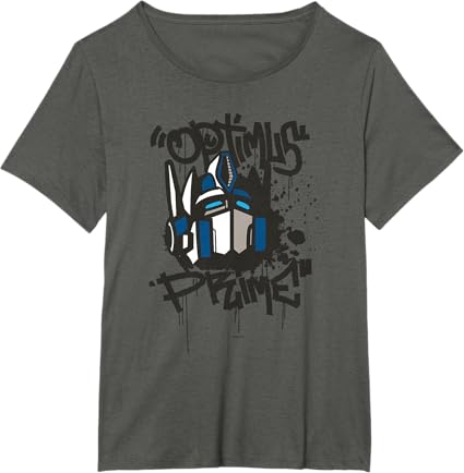T-shirt Transformers Classic Optimus Prime com retrato em grafite