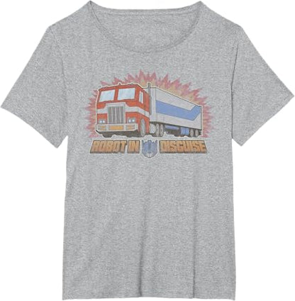 T-Shirt Transformers Optimus Prime Robot Disfarçado