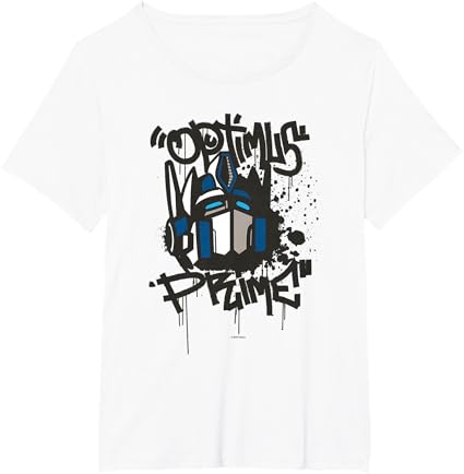 T-shirt Transformers Classic Optimus Prime com retrato em grafite