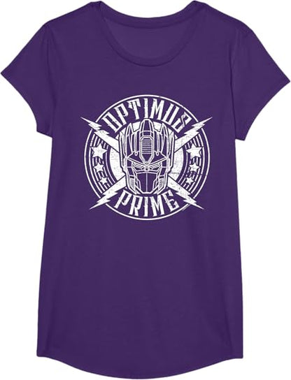 T-shirt Transformers Optimus Prime Vintage Rock Lightning Logo