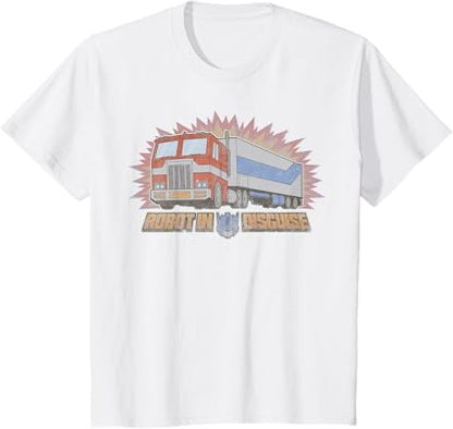 T-Shirt Transformers Optimus Prime Robot Disfarçado