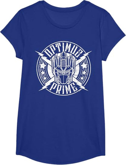 T-shirt Transformers Optimus Prime Vintage Rock Lightning Logo