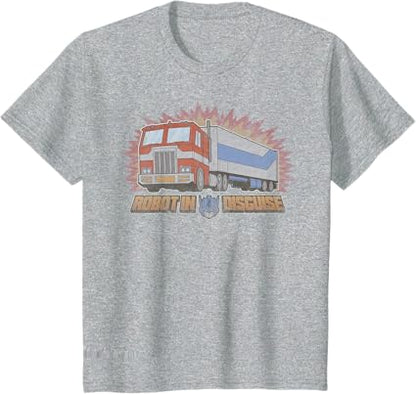 T-Shirt Transformers Optimus Prime Robot Disfarçado