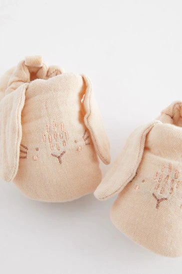 |BabyGirl| Sapatos de carrinho de coelho neutros (0-24 meses)