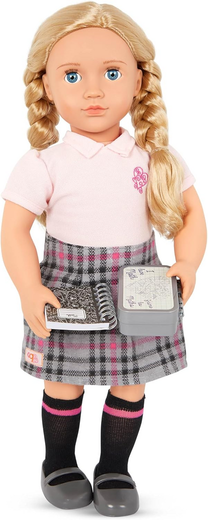 O nosso conjunto de matemática Generation – materiais escolares de geometria e matemática para bonecas de 45 cm – conjunto de 11 acessórios de matemática