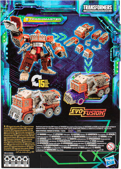 Transformers Legacy Evolution Voyager Class Trashmaster Figura de Acção de 18 cm para Meninos e Meninas a partir dos 8 Anos