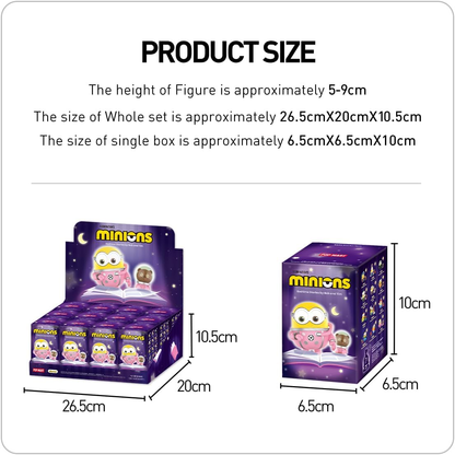 Minions da POP MART, histórias de embalar, bonecos da série Bob e Tim, 1 peça, acessórios decorativos, presente