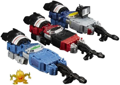 Transformers Generations War for Cybertron: Siege Deluxe Refraktor 3-Pack (Cores do Brinquedo G1)