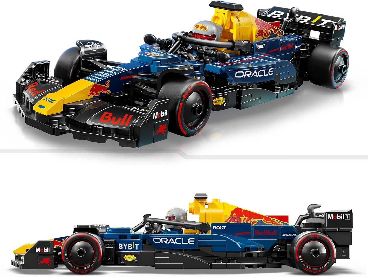 Passe o rato sobre a imagem para ampliar LEGO Speed Champions Oracle Red Bull Racing RB20 F1 Race Car Modelo com uma minifigura colecionável de piloto de Fórmula 1 - Conjunto de exposição para fãs adultos de automobilismo e corrida 77243