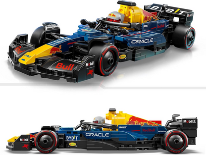 Passe o rato sobre a imagem para ampliar LEGO Speed Champions Oracle Red Bull Racing RB20 F1 Race Car Modelo com uma minifigura colecionável de piloto de Fórmula 1 - Conjunto de exposição para fãs adultos de automobilismo e corrida 77243
