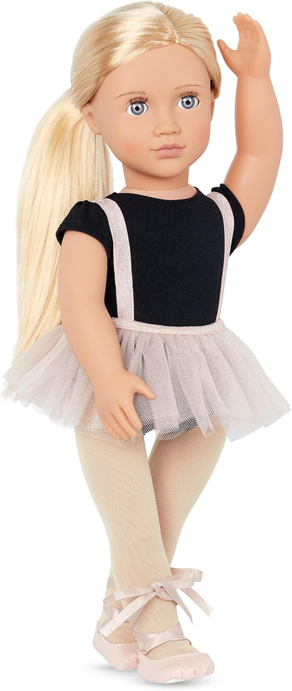 Our Generation 70.31076Z Violet Anna Toy Regular, Vários, Boneca de 18 polegadas / 46 cm