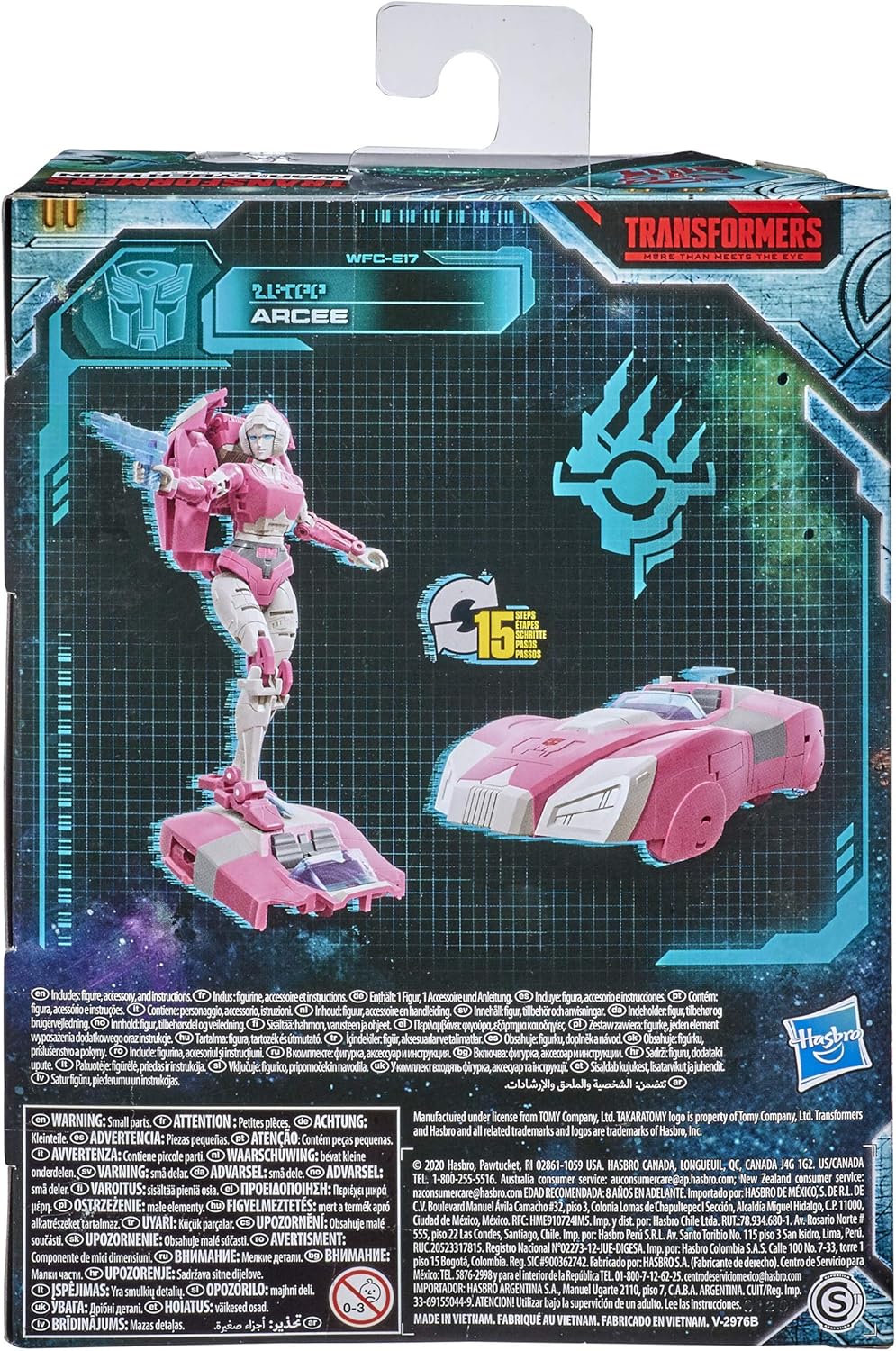 Transformers Generations War for Cybertron: Earthrise Deluxe WFC-E17 Arcee - Figura de Acção - Para Crianças a partir dos 8 Anos, 14 cm, Multicolor E7159